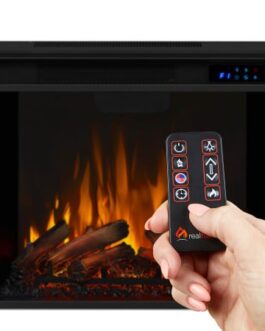 Calie 4,780 BTU / 1,500W 67 Inch Wide Media Console Electric Fireplace with Remote Control