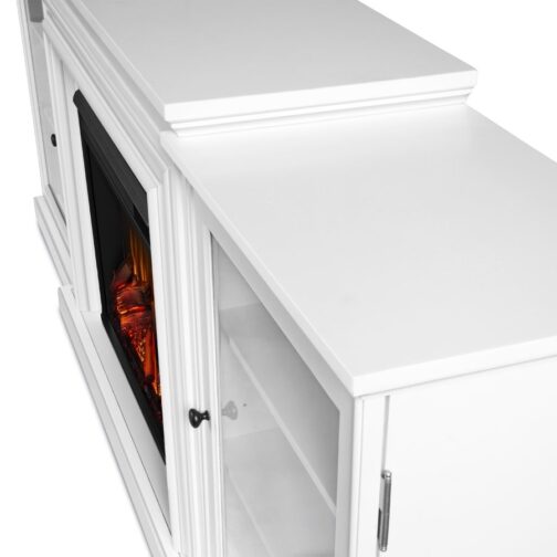 Frederick 4,780 BTU / 1,500W 72 Inch Wide Media Console Electric Fireplace with Remote Control - Image 3