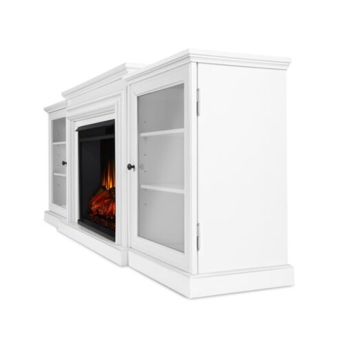 Frederick 4,780 BTU / 1,500W 72 Inch Wide Media Console Electric Fireplace with Remote Control - Image 4