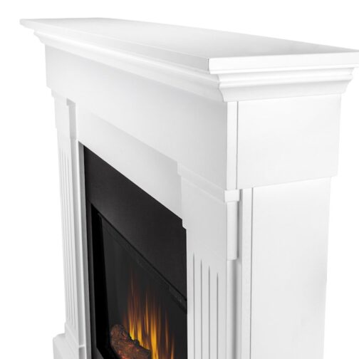 48 Inch Wide 5100 BTU / 1400W Free Standing Mantel Electric Fireplace - Image 5