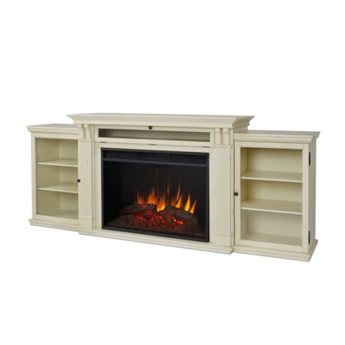 Tracey 5100 BTU / 1500W Freestanding Mantel Electric Fireplace with Remote Control - Image 3