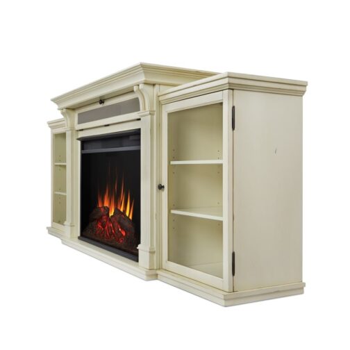 Tracey 5100 BTU / 1500W Freestanding Mantel Electric Fireplace with Remote Control - Image 4